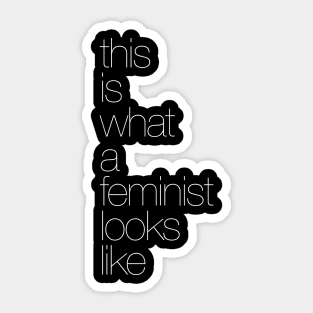 This is what Feminist looks like Sticker